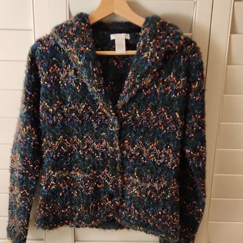 Multicolor Knit Cardigan